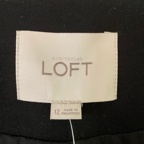 LOFT Black Sequin Jacket-NWT - Picture 3 of 12